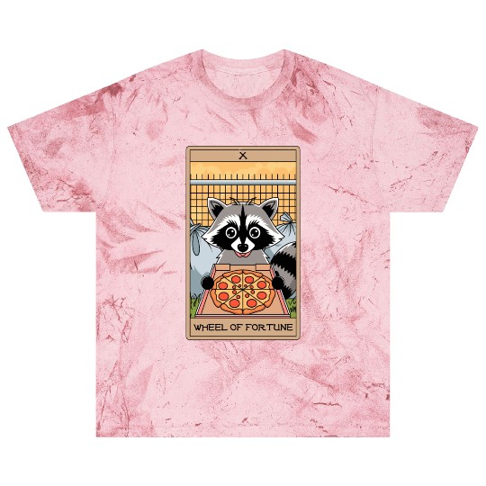 Wheel of Fortune Raccoons Tarot Card Blast T Shirts