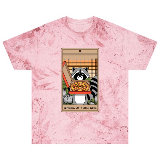 Wheel of Fortune Raccoons Tarot Card Blast T Shirts