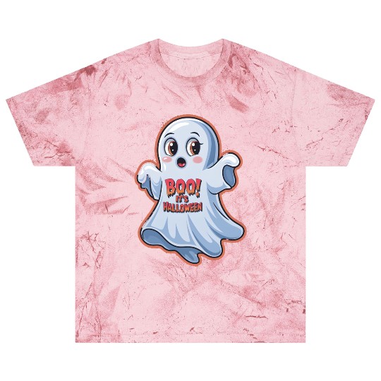 Scared Little Ghost Blast T Shirts