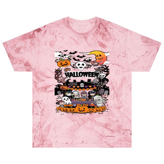 Happy Halloween party Cute chibi cartoon Blast T Shirts