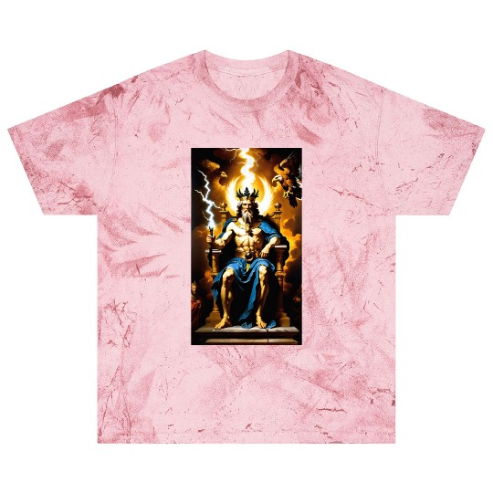 Zeus Jupiter Greek Mythology Gods Baroque Blast T Shirts