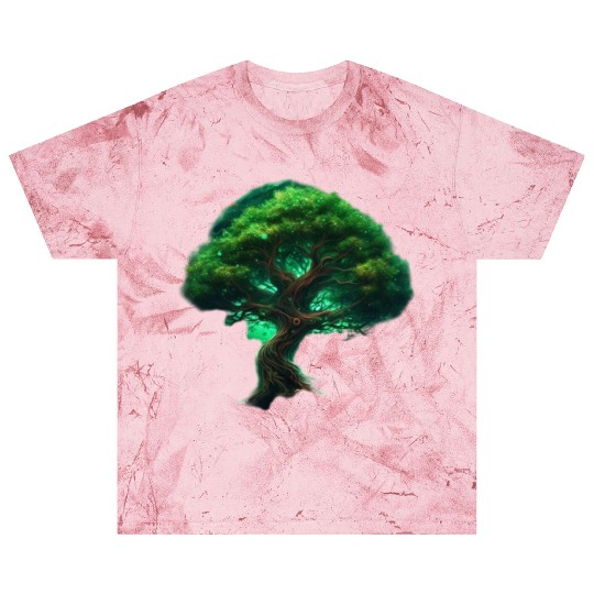 Green Space Tree Blast T Shirts