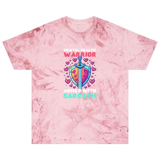 Depression Awareness Mental Health Warrior Blast T Shirts