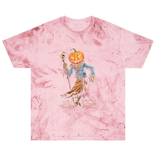 Spooky Halloween Scarecrow Blast T Shirts