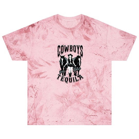 Cowboys and Tequila - Cowgirl Blast T Shirts