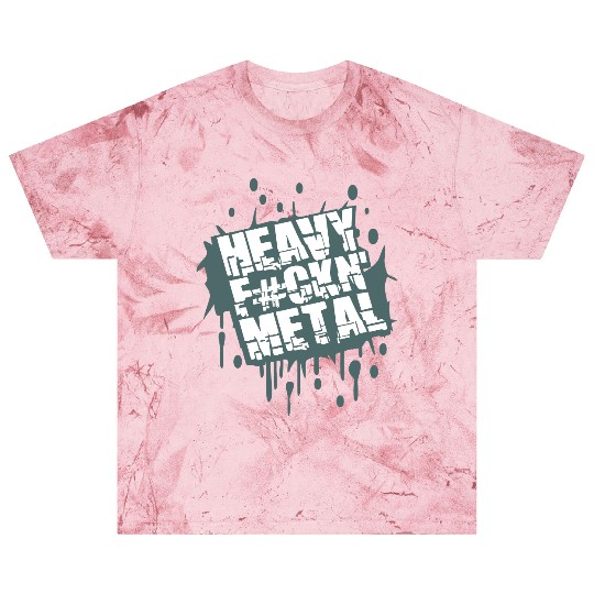 Heavy F#ckin' Metal Hard Rock Music Graffiti Spray Blast T Shirts