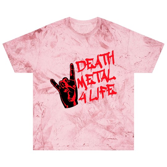 Heavy death metal 4 life hand gesture graffiti fun Blast T Shirts