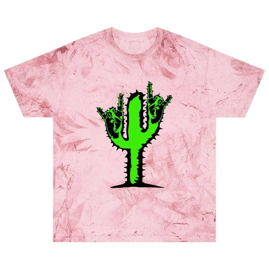 Cactus Plant Heavy Metal Hard Rock Hand Gesture Blast T Shirts