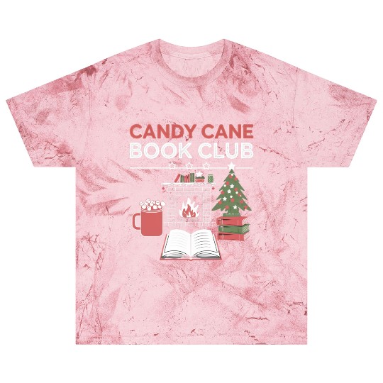 Bookish Christmas Candy Cane Book Club Bookish Blast T Shirts