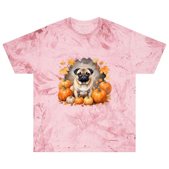 Pug Pumpkin Thanksgiving Fall Halloween Dog Lover Blast T Shirts