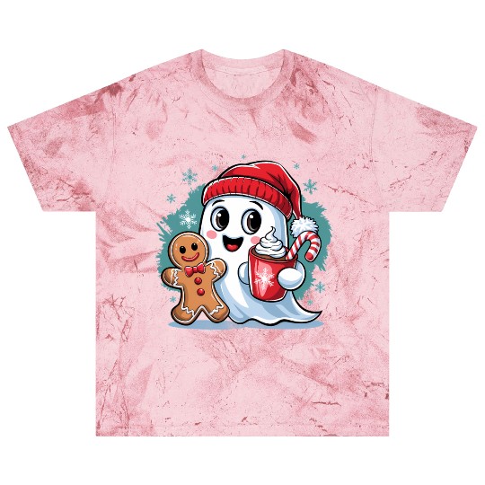Cute Christmas Ghost Blast T Shirts