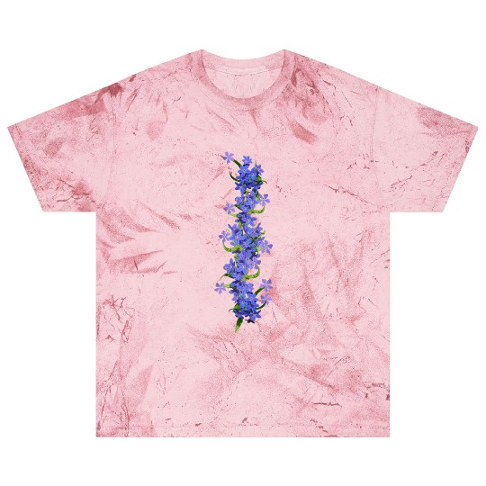 evergreen blue flowers blue blooms Blast T Shirts