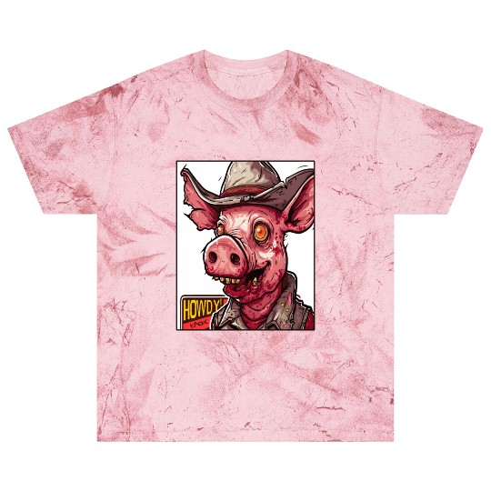 hillbilly redneck zombie cowboy pig Blast T Shirts
