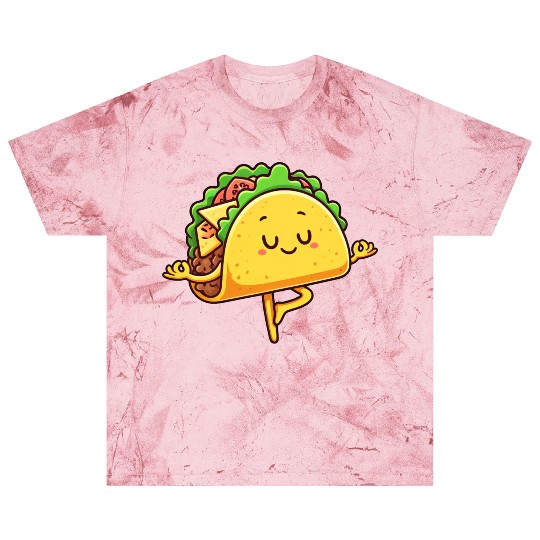Taco Mexican fast food yoga meditation relaxation Blast T Shirts