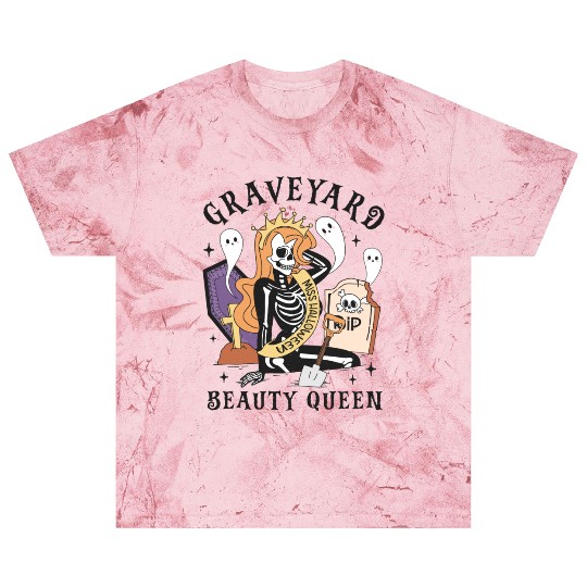 Graveyard Beauty Queen: Spooky & Funny Halloween Blast T Shirts