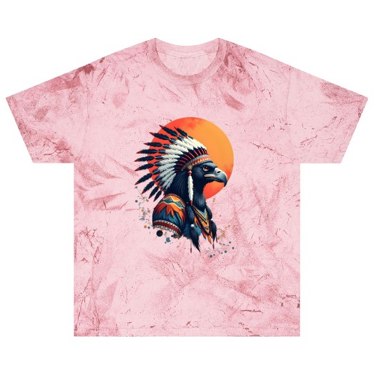 Wind Feather Native American Illustration Blast T Shirts