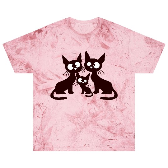 Crazy cat mom dad kitten child kitten family team Blast T Shirts