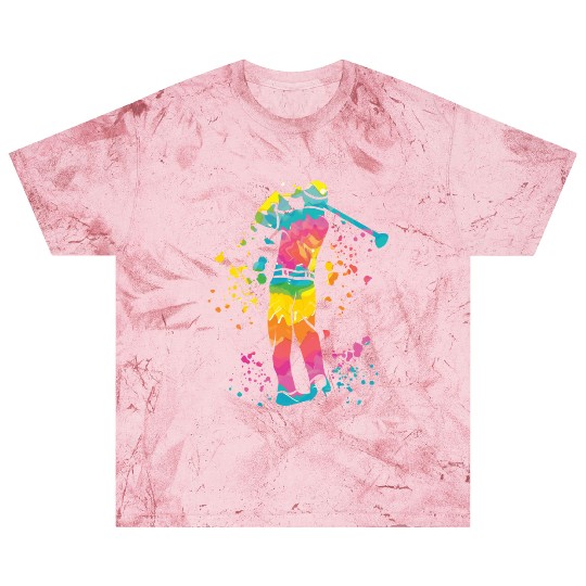 Golfer Colorsplash Kids Miniature Golf Blast T Shirts