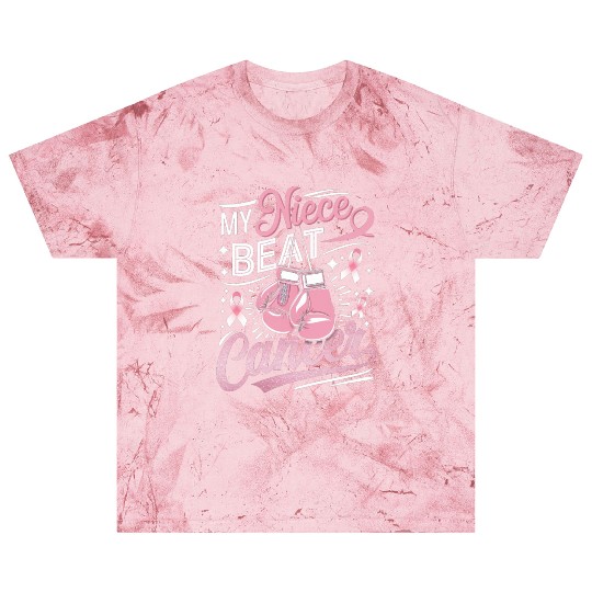 My Niece Beat Cancer Breast Cancer Awareness Blast T Shirts
