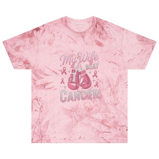 My Wife Beat Cancer Breast Cancer Awareness Blast T Shirts