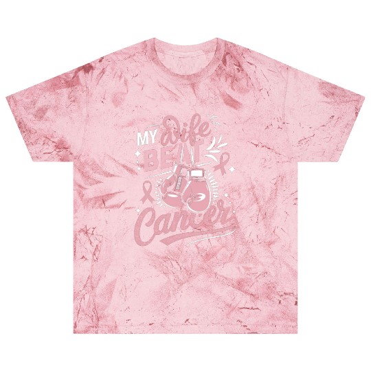 My Wife Beat Cancer Breast Cancer Awareness Blast T Shirts