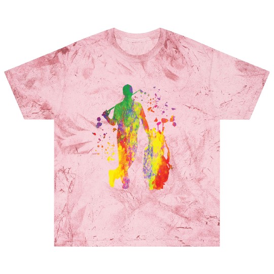 Golfer Colorsplash Kids Miniature Golf Blast T Shirts