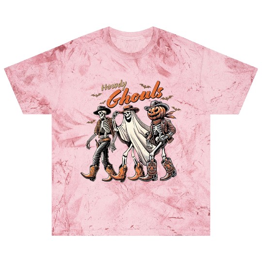Skeleton Cowboys: Trick or Treat of Halloween Blast T Shirts