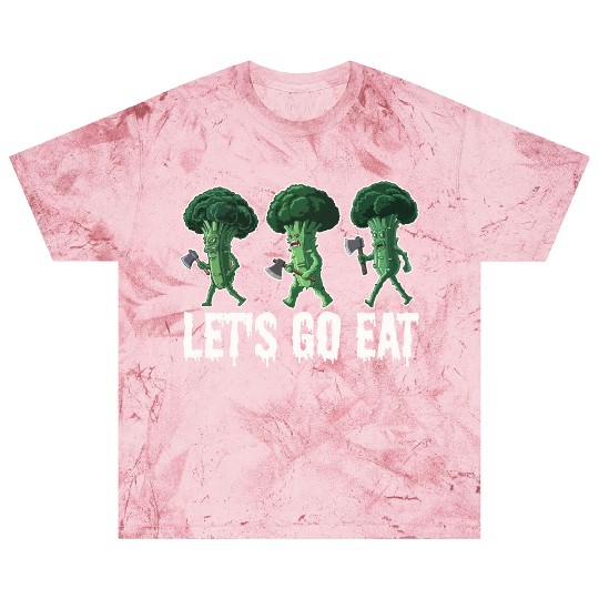 Let's Go Eat Broccoli Attack Blast T Shirts