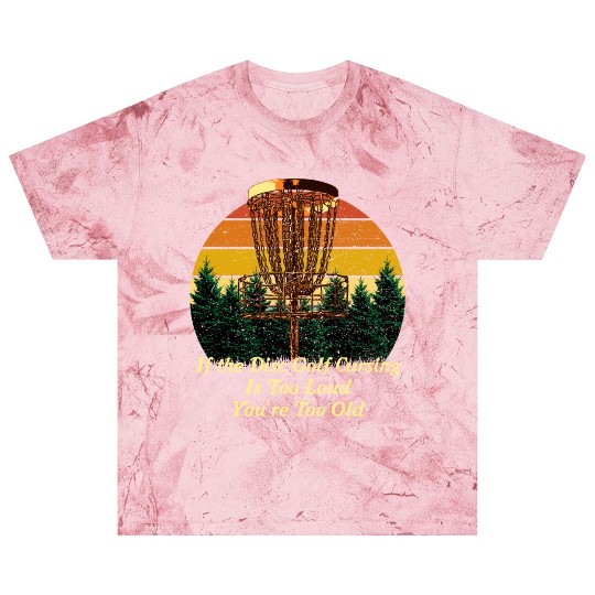 Disc Golf Cursing Is Too Loud Funny Dad Jokes Humo Blast T Shirts