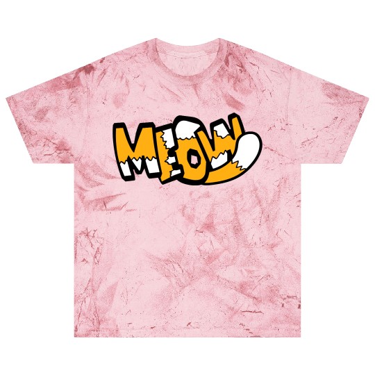 Funny Meow Cat Cartoon Text Quote Comic Letters Blast T Shirts