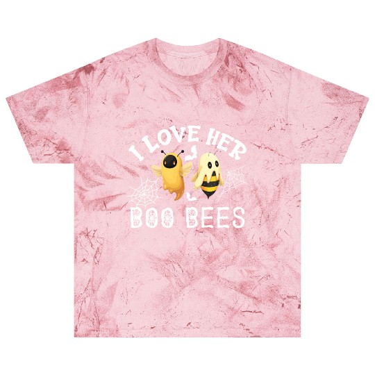 I Love Her Boo Bees Blast T Shirts Funny Couples Halloween Co
