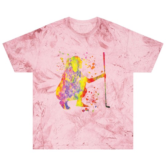 Golfer Colorsplash Kids Miniature Golf Blast T Shirts