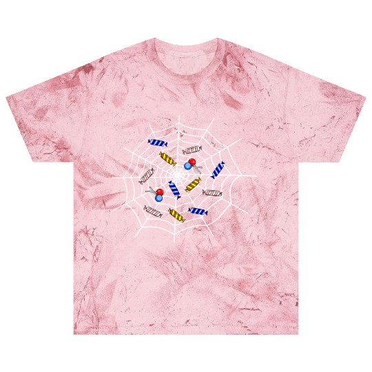 Colorful Candy and Lollipop Pattern Blast T Shirts