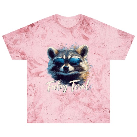 Feeling Feral Raccoon Blast T Shirts