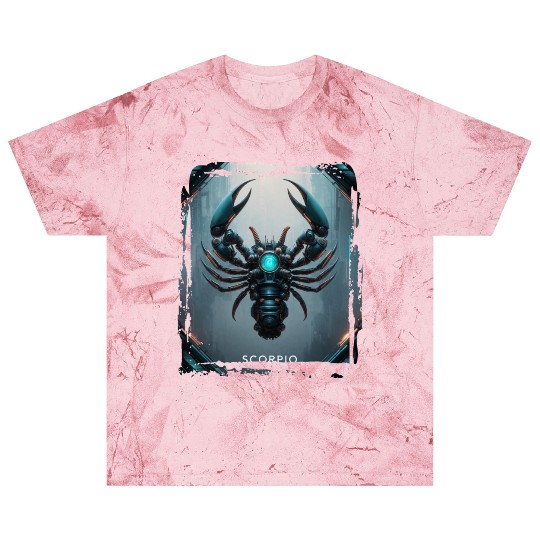 Zodiac sign Scorpio in cyberpunk era Future Blast T Shirts