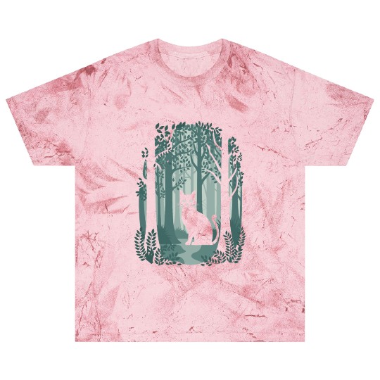 Cottagecore enchanting Forest Cat Blast T Shirts