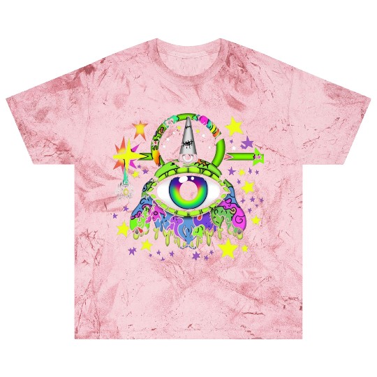 Crazy Psychedelic Pop Punk Monster Blast T Shirts