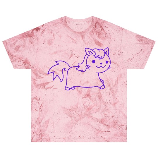 Little Pony Cat Face Little Small Horse Riding Fun Blast T Shirts