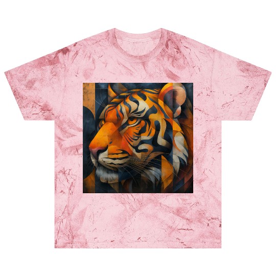 Cubist Tiger Blast T Shirts