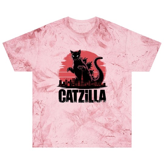Catzilla: Fierce Feline Monster Blast T Shirts