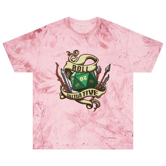 Roll Initiative Adventure Magic Dungeon Blast T Shirts