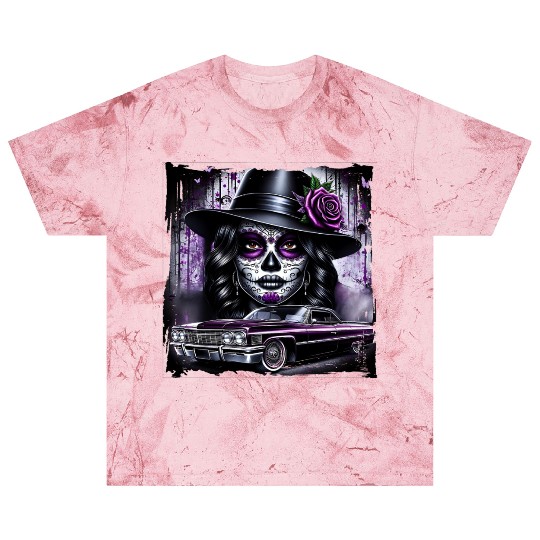 lowrider catrina Sugar skull Blast T Shirts