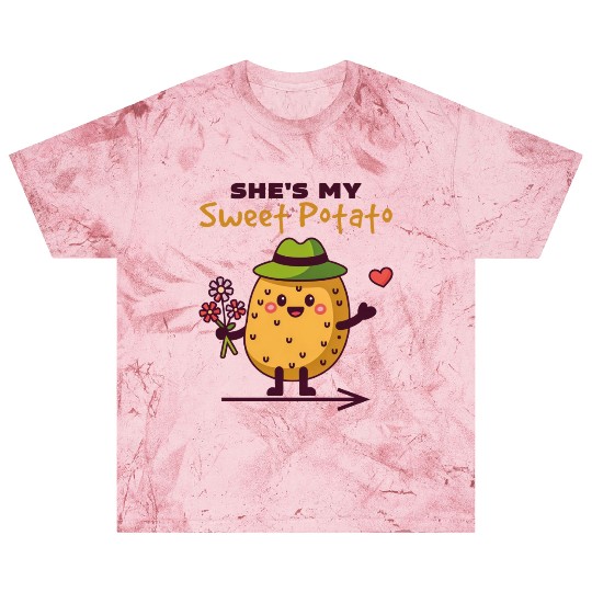 She's My Sweet Potato Funny Matching Couples Blast T Shirts