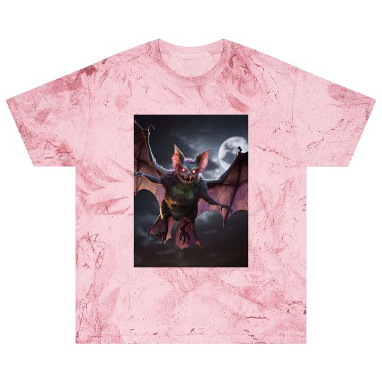 monster zombie bat glowing red eyes halloween Blast T Shirts