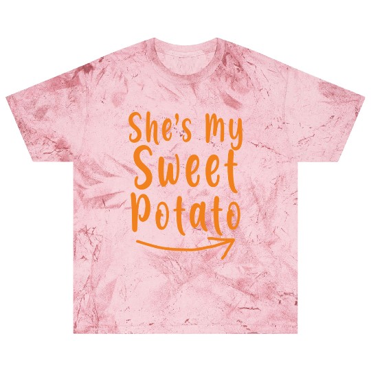 She's My Sweet Potato Thanksgiving Matching Couple Blast T Shirts