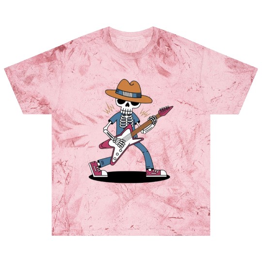 skeleton guitar player Blast T Shirts