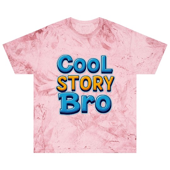 Cool Story bro Blue and Yellow Blast T Shirts