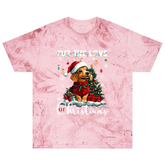 Dachshund Christmas Tree Lights Decorations Dog Blast T Shirts