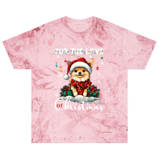 Pomeranian Christmas Tree Decorations Dog Lover Blast T Shirts