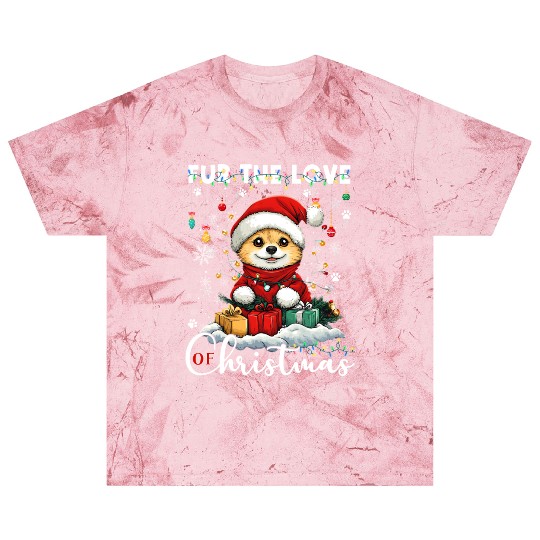 Pomeranian Christmas Tree Decorations Dog Lover Blast T Shirts